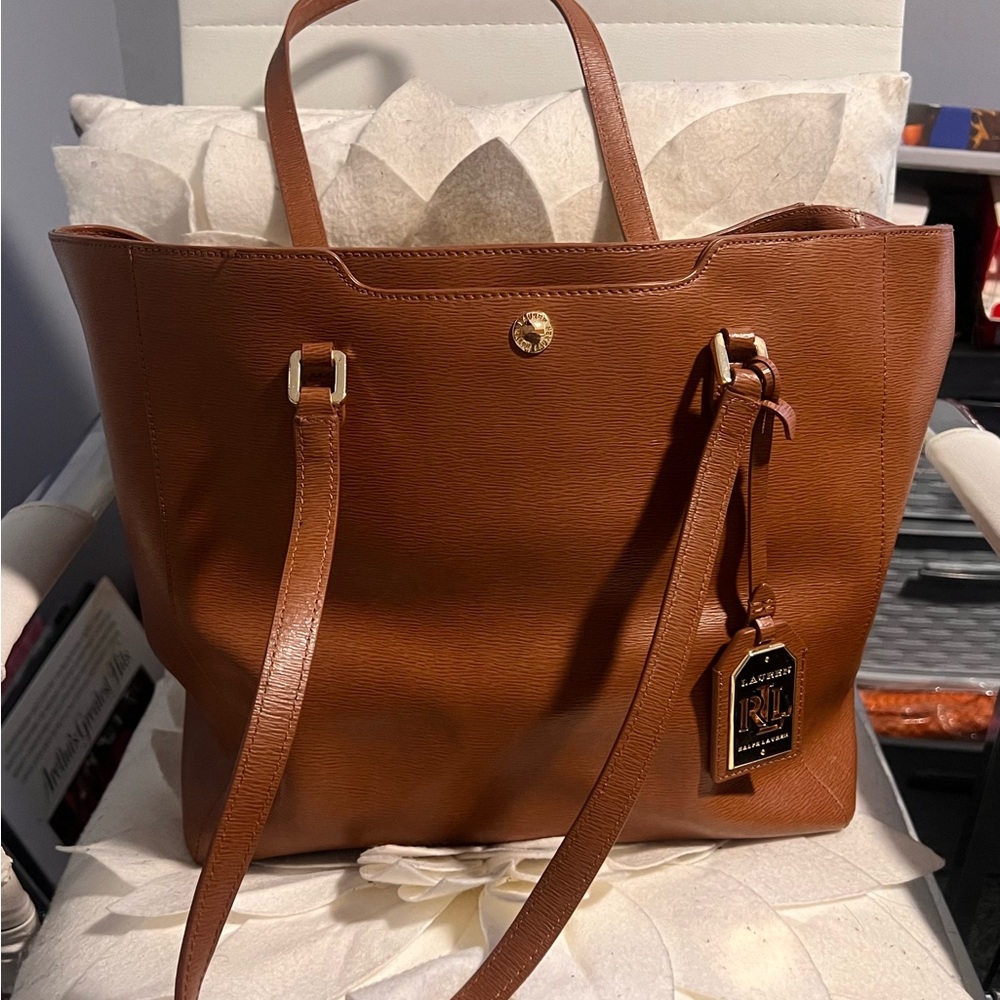 Ralph Lauren Tan Tote Bag